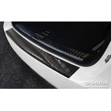 Achterbumperbeschermer | Porsche | Cayenne 10-14 5d suv. | Ribs | RVS zwart