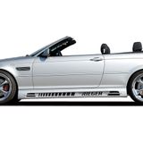 Rieger side skirt (175mm) | 3er E46: 02.98-12.01 (tot Facelift), 02.02- (vanaf Facelift) - Cabrio, Compact, Coupé, Lim.  3er E46 M3: 06.00- - Coupé, Cabrio | l stuk ongespoten abs | Rieger Tuning