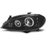 Koplampen Angel Eyes | Renault Megane 1999-2002 | zwart