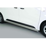 Side Bars | Peugeot | Expert 16- 4d bes. / Traveller 16- 4d bes. | LWB | rvs zilver Side Protection RVS