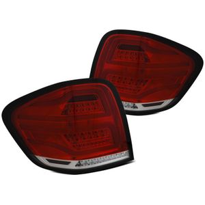 Achterlichten | Mercedes-Benz | M-klasse 05-08 5d suv. W164 | FULL LED | LED BAR rood en wit