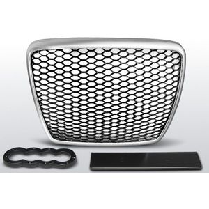 Grille | RS type | Audi A6 C6 2009-2011 | ABS Kunststof | zilver