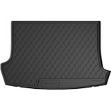 Rubber kofferbakmat | Volkswagen | T-Roc 17- 5d suv. | hoge variabele laadvloer | zwart | Gledring