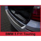 Achterbumperbeschermer | BMW 5-Serie F11 Touring 2010- | zwart