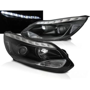 Koplampen | Ford | Focus 11-14 4d sed. / Focus 11-14 5d hat. / Focus Wagon 11-14 5d sta. | MK3 | pre-facelift | LED | zwart