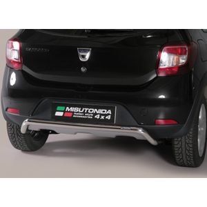 Rear Bar | Dacia | Sandero 12-16 5d hat. / Sandero 16- 5d hat. | RVS rvs zilver Rear Bar Stepway