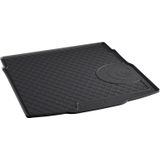 Rubber kofferbakmat | Volkswagen | Passat 14-19 4d sed. / Passat 19- 4d sed. | type 3G | lage laadvloer | zwart | Gledring