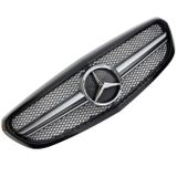 Grill | Mercedes-Benz C-Klasse W205 2014-2018 | AMG - Look | stuk abs | | zilverzwart