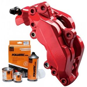 Foliatec Remklauwlakset | racing rosso | 3 Komponenten