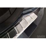 Achterbumperbeschermer | Tesla | Model S 13-16 5d hat. / Model S 16-21 5d hat. / Model S 21- 5d hat. | RVS | rvs zilver