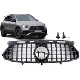 Grill | Mercedes-Benz | GLA-klasse 20- 5d hat. | H247 | alleen AMG-Line | PANAMERICANA AMG GT Look | zwart | 02