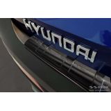 Achterbumperbeschermer | Hyundai | Bayon 21- 5d hat. | RVS | zwart