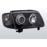 Koplampen Angel Eyes | Volkswagen Polo 6N2 1999-2001 | zwart