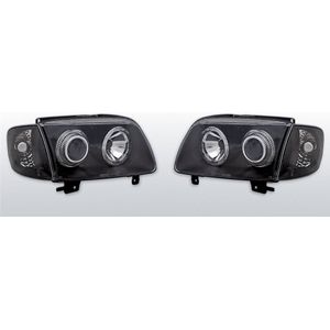 Koplampen Angel Eyes | Volkswagen Polo 6N2 1999-2001 | zwart