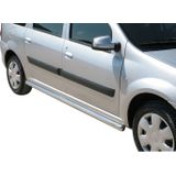 Side Bars | Dacia | Logan MCV 08-13 5d sta. / Logan MCV 13-16 5d sta. | RVS zwart Side Protection