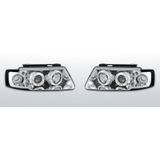 Koplampen Angel Eyes | Volkswagen Passat 3B 1996-2000 |  chroom | LED