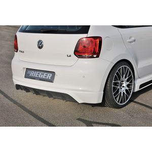 Rieger achteraanzetstuk | Polo 6 (6R): 04.09-01.14 (tot Facelift) - 3-drs., 5-drs. | stuk carbonlook abs | Rieger Tuning