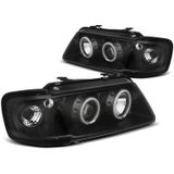 Koplampen Angel Eyes | Audi A3 8L 1996-2000 | CCFL | zwart