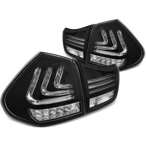 Achterlichten Lexus RX 330 / 350 2003-2008 | LED-BAR | zwart