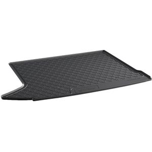 Rubber kofferbakmat | Audi | Q3 11-15 5d suv. / Q3 15-18 5d suv. | hoge laadvloer | zwart | Gledring