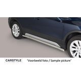 Side Bars | Opel | Crossland X 17- 5d suv. | zwart Side Protection RVS