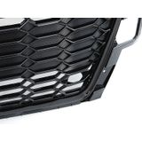 Grill | Audi | A4 19- 4d sed. / A4 Avant 19- 5d sta. | type B9 facelift | S4-Look | zwart | 02