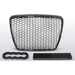 Grill | RS type | Audi A6 / S6 2009-2011 | type C6 | ABS Kunststof | glanzend zwart | 04