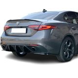 Achterspoiler | Alfa Romeo | Giulia 2015-2020 / 2020-2023 | Quadrifoglio-Look | glanzend zwart | 01