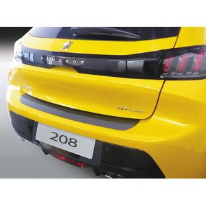 Achterbumperbeschermer | Peugeot | 208 19- 5d hat. | ook e-208 | ABS Kunststof zwart