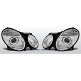 Koplampen Devil Eyes | Mercedes W211 E-Klasse 2002-2006 | chroom