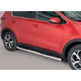 Side Bars | Kia | Sportage 16-18 5d suv. / Sportage 18-22 5d suv. | RVS rvs zilver Grand Pedana