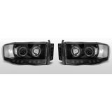 Koplampen Angel Eyes | Dodge Ram 2002-2006 | zwart