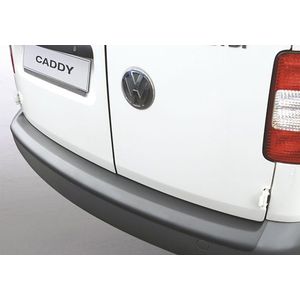 Achterbumper Beschermer | Volkswagen Caddy II 2004-2015 (voor ongespoten bumpers) | ABS Kunststof | zwart