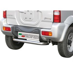 Rear Bar | Suzuki | Jimny Metal Top 05-12 3d suv. | zwart Rear Bar RVS