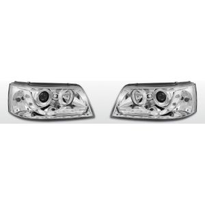 Koplampen LED DRL | Volkswagen T5 2003-2009 | chroom