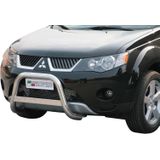 Pushbar | Mitsubishi | Outlander 07-10 5d suv. | rvs zilver Medium Bar RVS