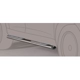 Side Bars | Peugeot | 4007 07-11 5d suv. | rvs zilver Design Side Protection RVS