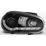 Koplampen LED DRL | VW Golf 4 1997-2003 | LED knipperlicht | zwart