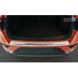 Achterbumperbeschermer | Volkswagen | T-Roc 17- 5d suv. | RVS zilver Ribs