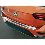 Achterbumperbeschermer | Volkswagen | T-Roc 17- 5d suv. | RVS zilver Ribs