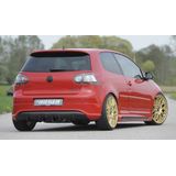 FSW einddemper VW Golf V / VI, R-Look 2x90mm midden | Golf 5 - 3-drs., 5-drs., GTI | stuk rvs | Rieger Tuning