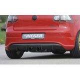 FSW einddemper VW Golf V / VI, R-Look 2x90mm midden | Golf 5 - 3-drs., 5-drs., GTI | stuk rvs | Rieger Tuning