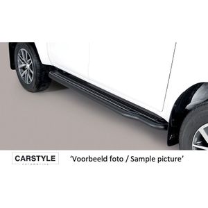 Side Bars | Daihatsu | Terios 10-12 5d suv. | CX / SX / O.F. versie | zwart Pedana RVS
