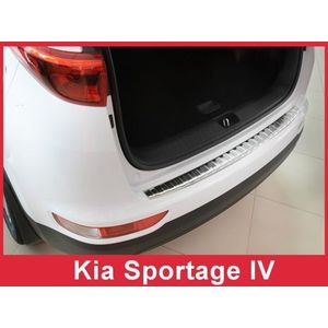 Achterbumperbeschermer | Kia Sportage IV 2016-2018 | geprofileerd/ribben