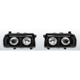 koplampen Angel Eyes | Volkswagen Vento 1992-1998 | zwart