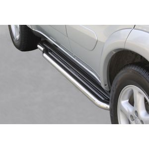 Side Bars | Toyota | RAV4 00-03 5d suv. / RAV4 03-06 5d suv. | zwart Side Protection RVS