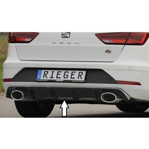 Rieger diffuser | Leon FR (5F) 2017-2020 (vanaf Facelift) - 5-drs. (ST/Combi) | stuk glanzend abs deo | Rieger Tuning