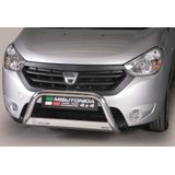 Pushbar | Dacia | Dokker 13- 5d mpv. | RVS rvs zilver Medium Bar CE-keur