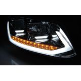 Koplampen | Volkswagen | Touran 10-15 5d mpv. | REAL DRL | Dynamic Turn Signal | chroom