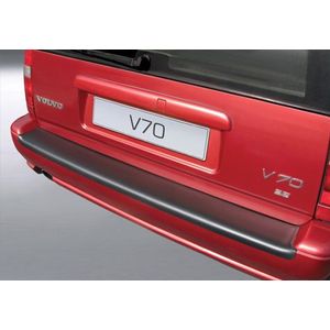 Achterbumper Beschermer | Volvo V70 1996-2000 (voor gespoten bumpers) | ABS Kunststof | zwart